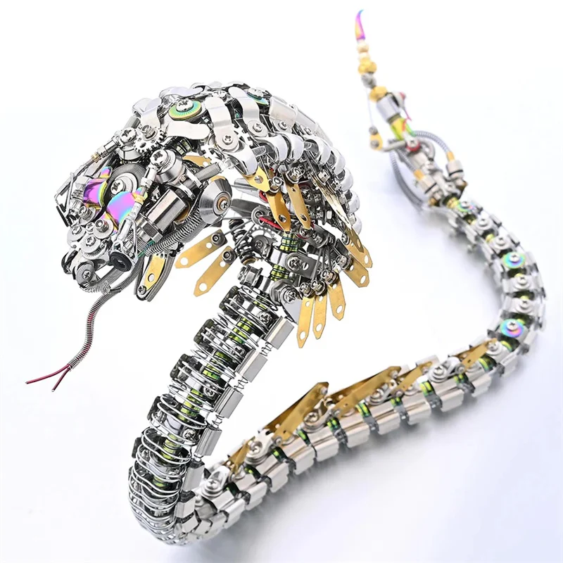 Kids Toys Manufacturers - Mechanisches Viper-Kobra-Schlangen 3D-Puzzle Metallmodell-Bausatz Puzzle-Modell DIY-Montage-Spielzeug