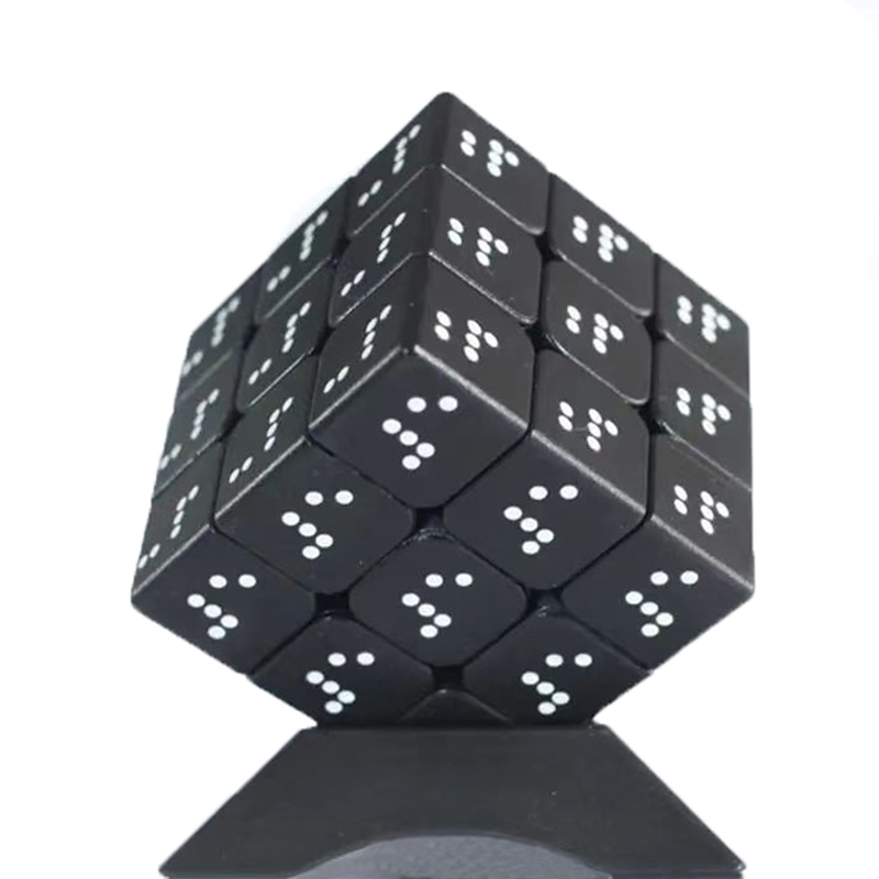 Kids Toys Unique - Braille Speed Cube 3x3x3 Lernpuzzlespielzeug, speziell