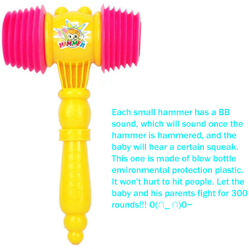 Kids Toys Unique - 2026 Großer Bb-Hammer aus Kunststoff, Percussion-Klanghammer,