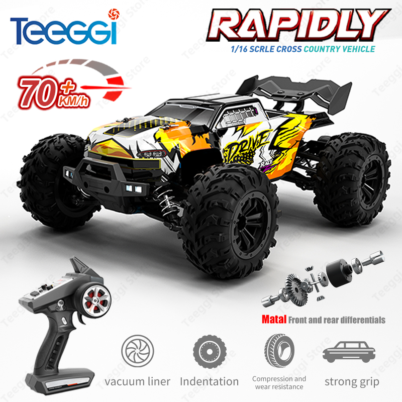 Kids Toys Delivery Today - 16102 PRO 1:16 Hochgeschwindigkeits-RC-Auto mit LED-Licht