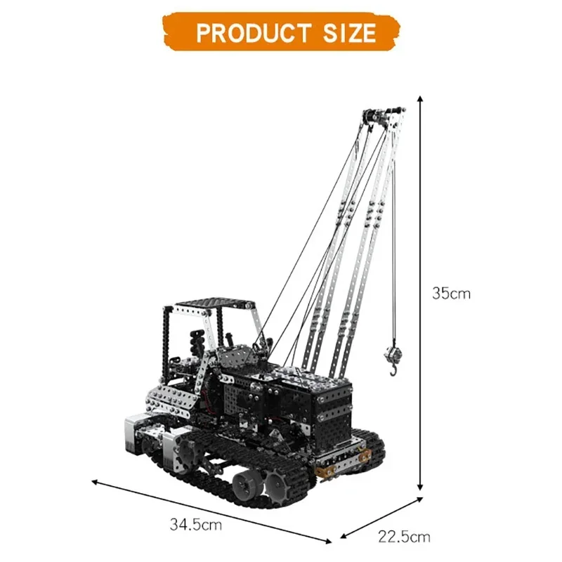 DIY Metall RC Kran Elektrische – Kids Toys Supplier Bewertung und Preis