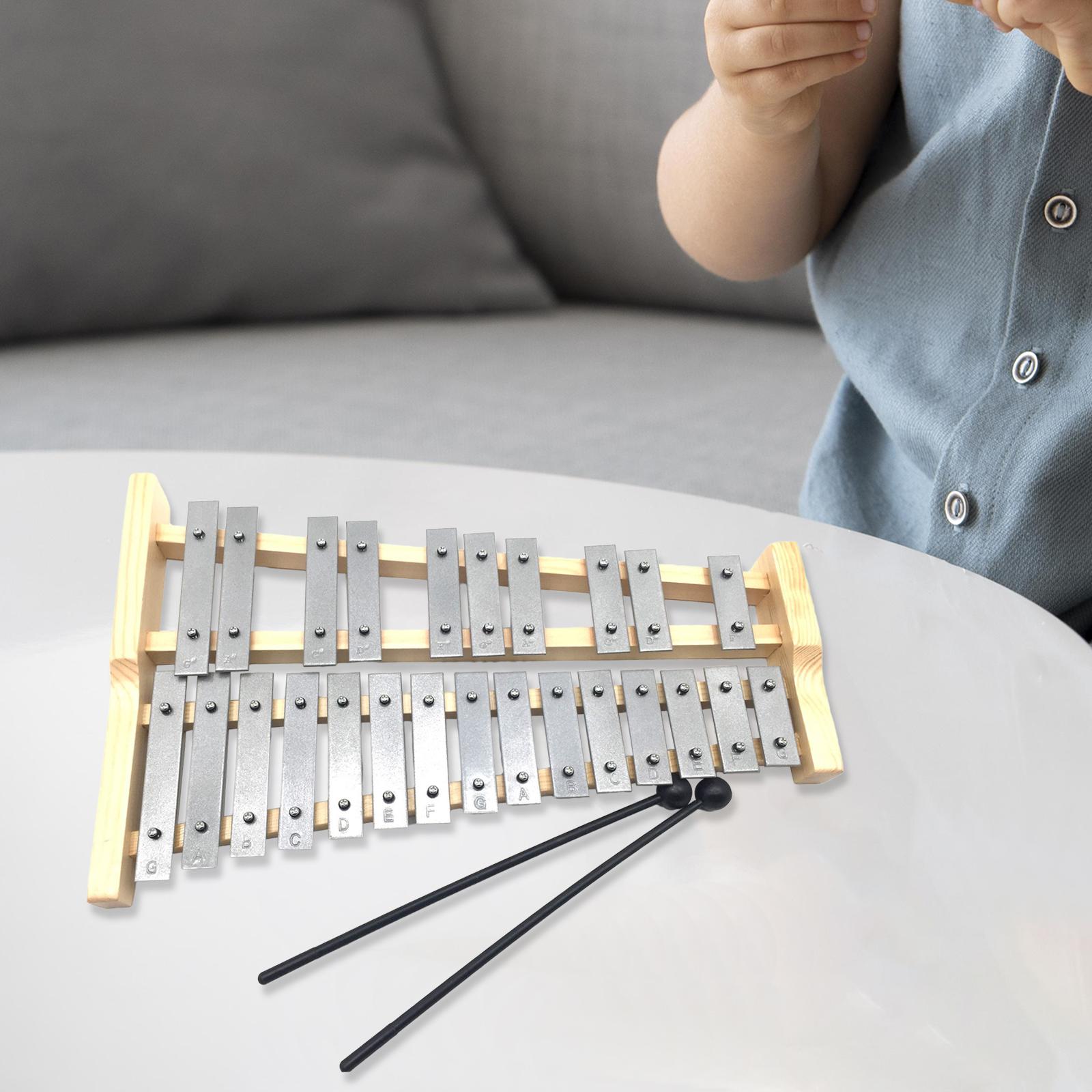 25-Noten-Metallklavier-Xylopho – Kids Toys Xylophone Bewertung und Preis