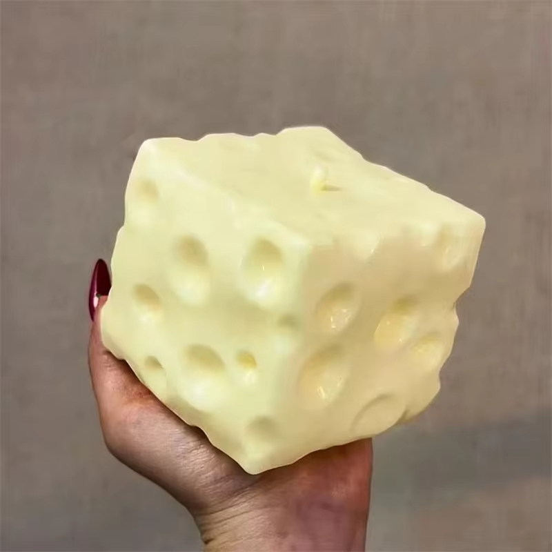 Milchgelber Käse Squishy Stres – Kids Toys Yellow Bewertung und Preis