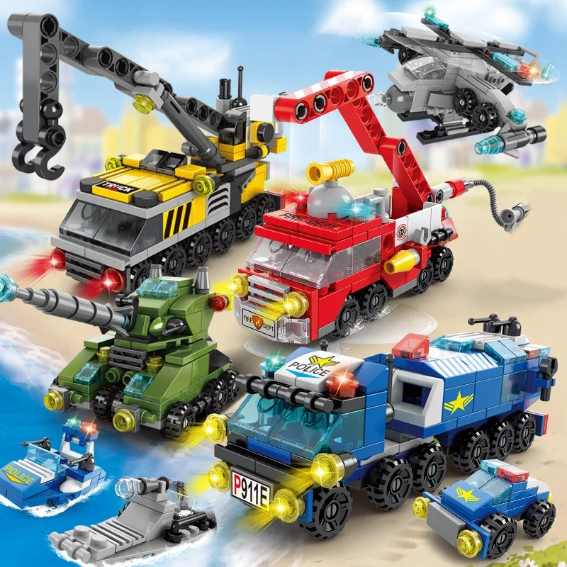 City Fire Car Bausteine für Ki – Kids Toys Helicopter Bewertung und Preis